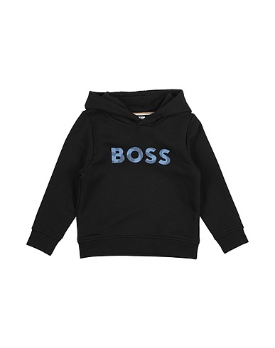 BOSS Sweatshirt Black 87% Cotton, 13% Polyester, Elastane
