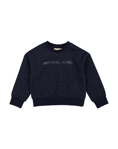 MICHAEL KORS KIDS Sweatshirt Midnight blue 91% Cotton, 9% Metallic fiber