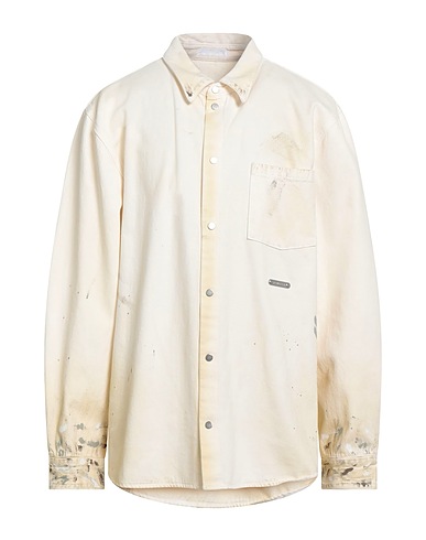 HELMUT LANG Denim shirt Cream 100% Cotton