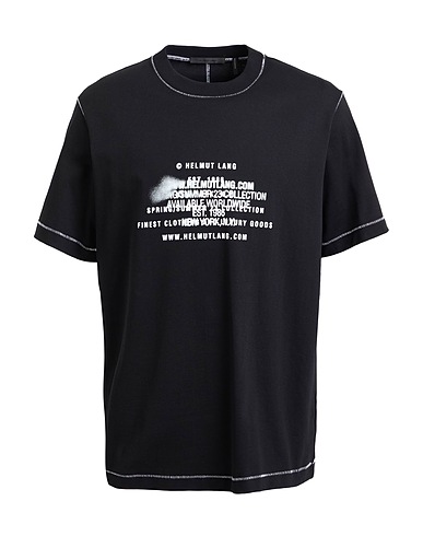 HELMUT LANG T-shirt Black 100% Cotton