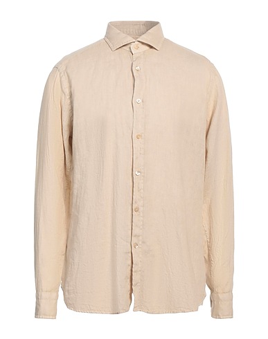 GUGLIELMINOTTI Solid colour shirt 100% Linen