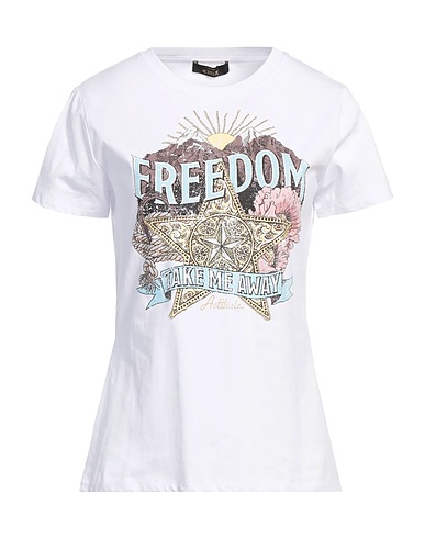 ACTITUDE by TWINSET T-shirt White 100% Cotton, Polyester