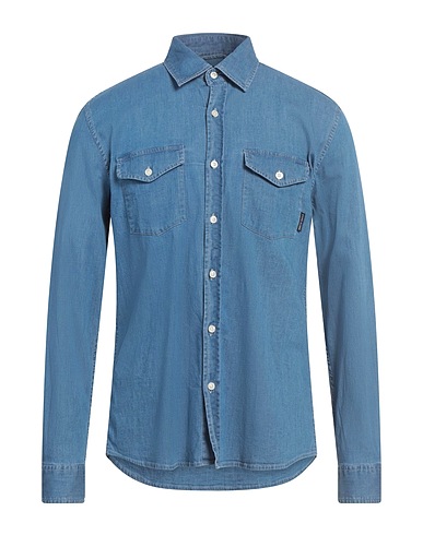NORTH SAILS Denim shirt Blue 100% Cotton