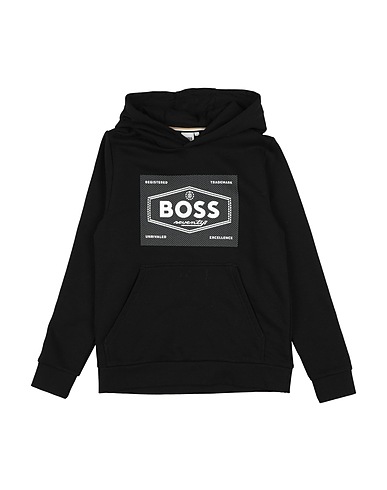 BOSS Felpa Nero 87% Cotone, 13% Poliestere