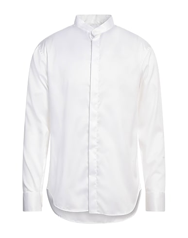 EMPORIO ARMANI Solid color shirt 98% Cotton, 2% Elastane