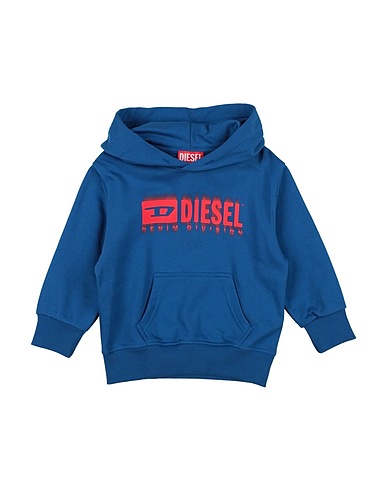 DIESEL Sweatshirt Navy blue 100% Cotton, Elastane