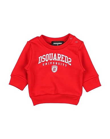 DSQUARED2 Felpa Rosso 100% Cotone