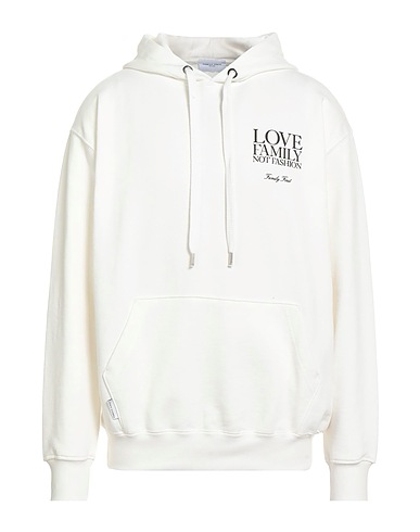 FAMILY FIRST  Milano Hooded track jacket  White 100% Cotton