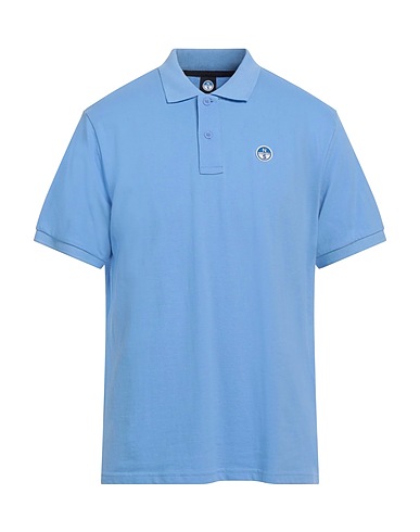 NORTH SAILS Polo shirt Sky blue 100% Cotton