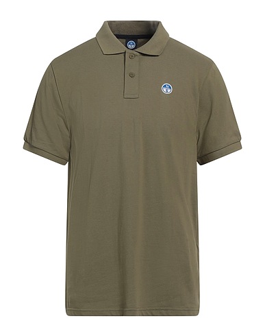 NORTH SAILS Polo shirt Military green 100% Cotton