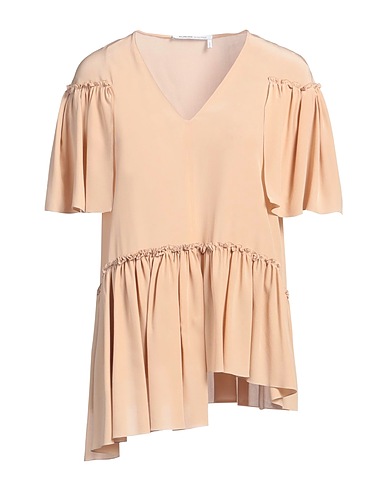 AGNONA Silk top Camel 100% Silk