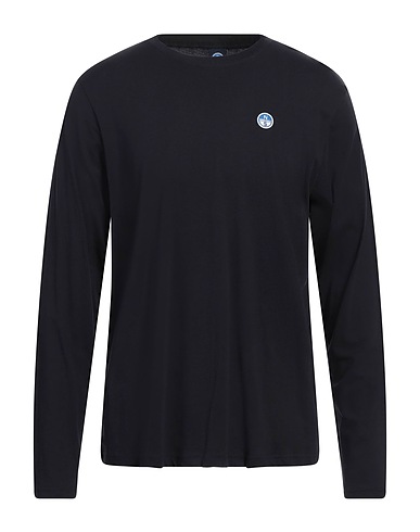 NORTH SAILS T-shirt Black 70% Cotton, 30% Viscose