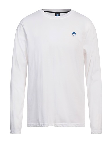 NORTH SAILS Ｔシャツ ホワイト コットン 70% / レーヨン 30%