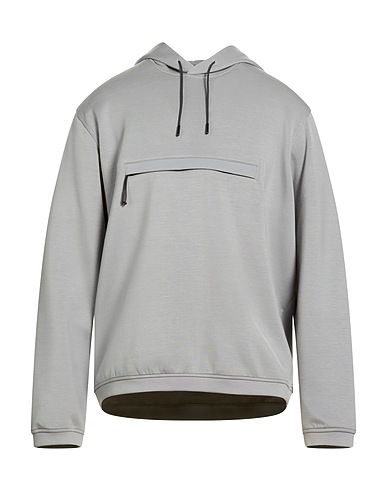 EMPORIO ARMANI Sweatshirt GRIGIO 48% Polyester, 48% Modal, 4% Elastane, Polyamide