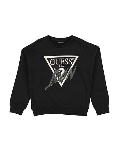 GUESS Sweatshirt Black 100% Cotton