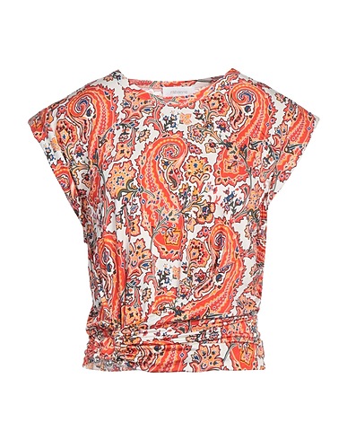 RABANNE Top Brick red 90% Viscose, 10% Elastane