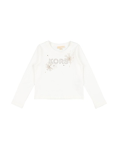 MICHAEL KORS KIDS T-shirt Ivory 100% Cotton