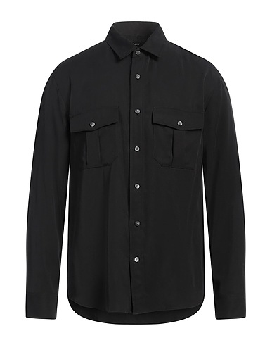 THEORY Solid colour shirt Black 100% Lyocell
