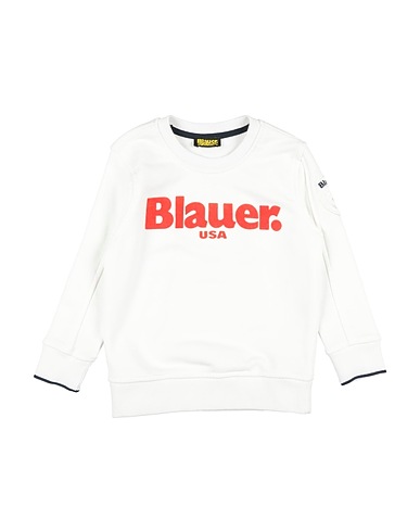 BLAUER. Felpa Bianco 80% Cotone, 20% Poliestere