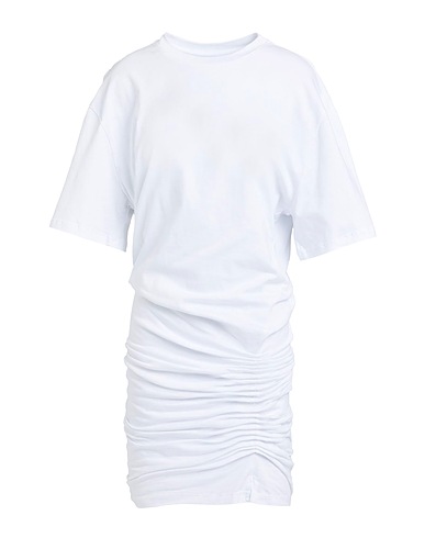 LANEUS Short dress White 100% Cotton