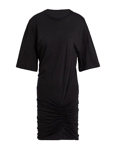 LANEUS Vestito corto Nero 100% Cotone