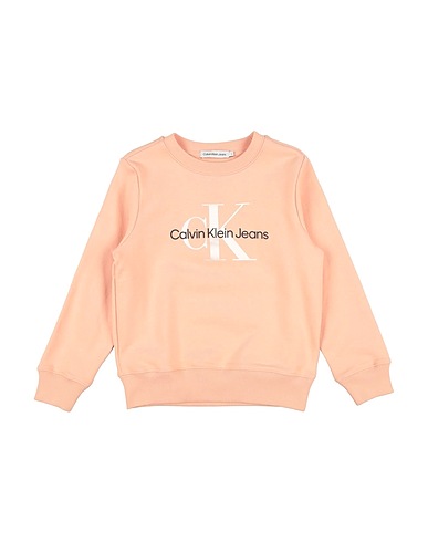 CALVIN KLEIN JEANS Sweatshirt Salmon pink 100% Cotton