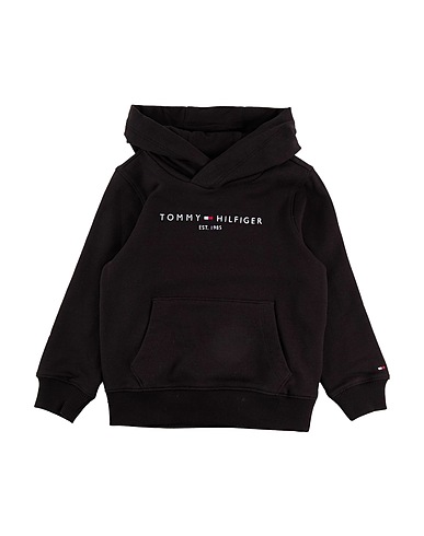 TOMMY HILFIGER Sweatshirt Schwarz 100% Baumwolle