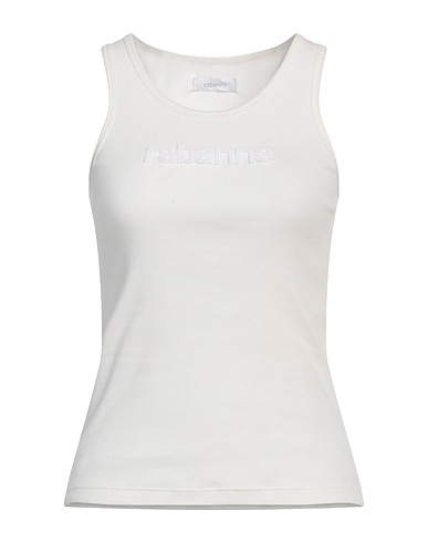 RABANNE Vest White 97% Cotton, 3% Elastane