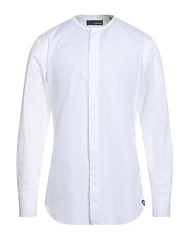 LARDINI Solid colour shirt 100% Cotton