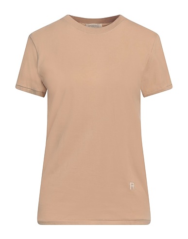 RAGDOLL Basic t-Shirt Μπεζ 100% Βαμβάκι