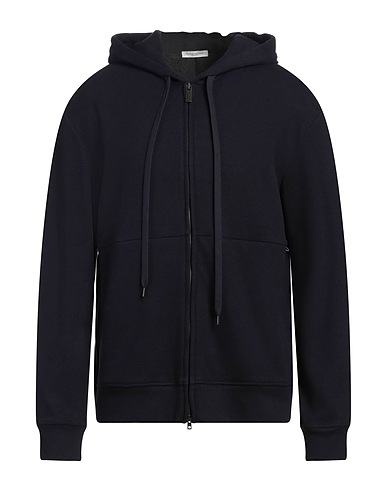 PAOLO PECORA Sudadera Azul noche 50% Algodón, 42% Viscosa, 7% Poliamida, 1% Elastán