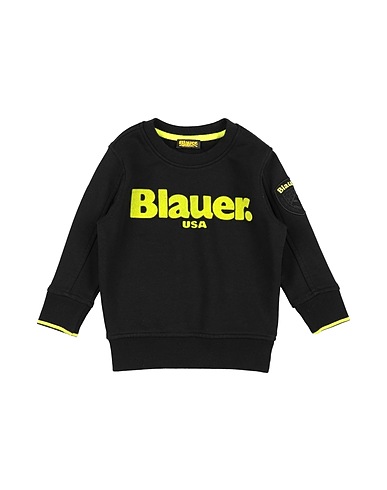 BLAUER. Sweatshirt Black 80% Cotton, 20% Polyester