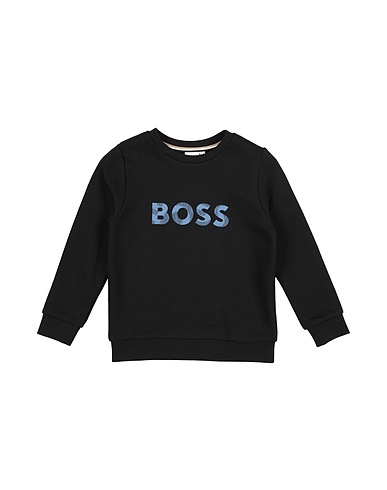 BOSS Sweatshirt Black 87% Cotton, 13% Polyester