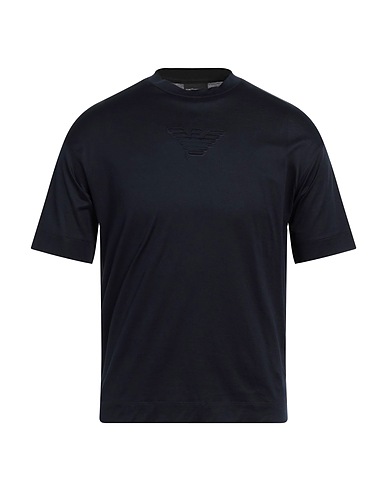 EMPORIO ARMANI T-shirt Midnight blue 100% Cotton