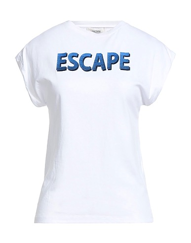 FRACOMINA T-shirt GOLD White 100% Cotton