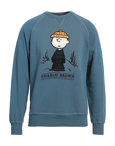 IN THE BOX Sweatshirt PEANUTS X IN THE BOX Slate blue 100% Cotton