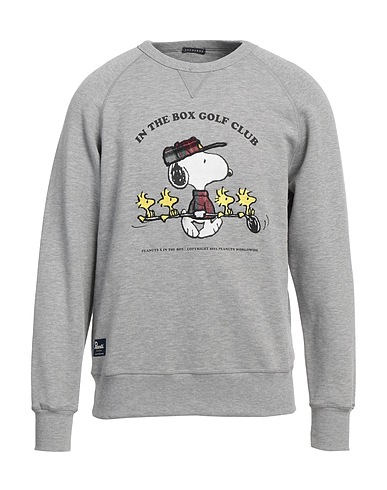 IN THE BOX Felpa PEANUTS X IN THE BOX Grigio chiaro 100% Cotone