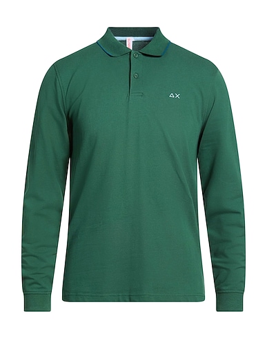 SUN 68 Poloshirt VERDE SCURO 95% Baumwolle, 5% Elastan