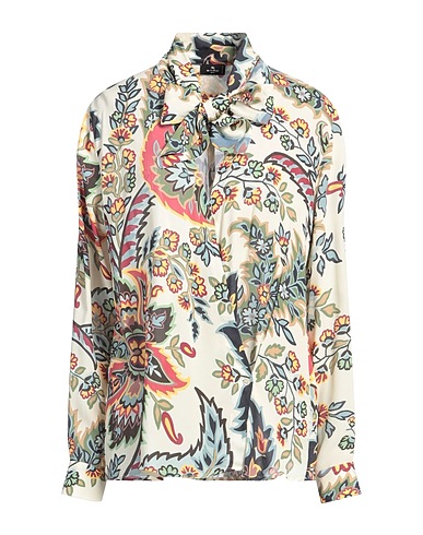 ETRO Floral shirts & blouses Pastel yellow 100% Viscose