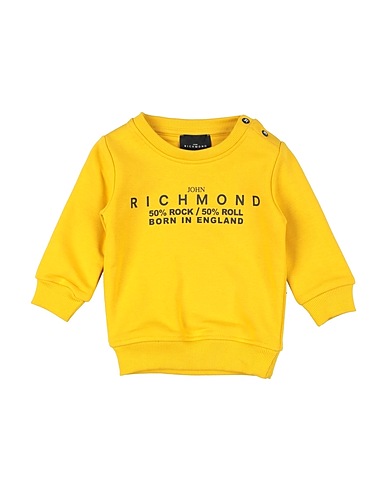 JOHN RICHMOND Sweatshirt Yellow 86% Cotton, 14% Polyester