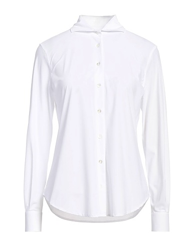 HERNO Camicie e bluse tinta unita Bianco 85% Poliammide, 15% Elastan