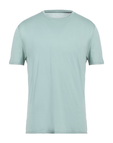 FEDELI Basic T-Shirt Sage green 100% Cotton