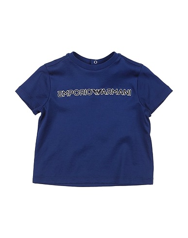 EMPORIO ARMANI T-shirt Blue 70% Lyocell, 30% Cotton