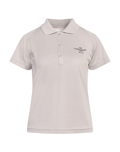 AERONAUTICA MILITARE Polo shirt Light grey 100% Polyester