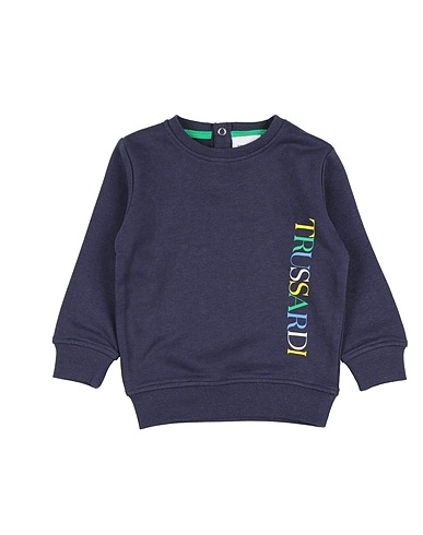 TRUSSARDI JUNIOR Sweatshirt Navy blue 100% Cotton