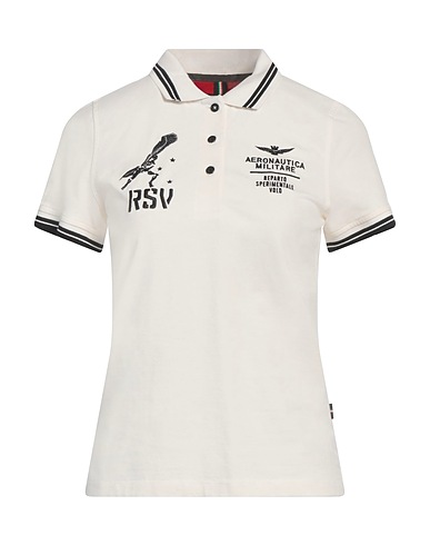 AERONAUTICA MILITARE Polo Avorio 92% Cotone, 8% Elastan
