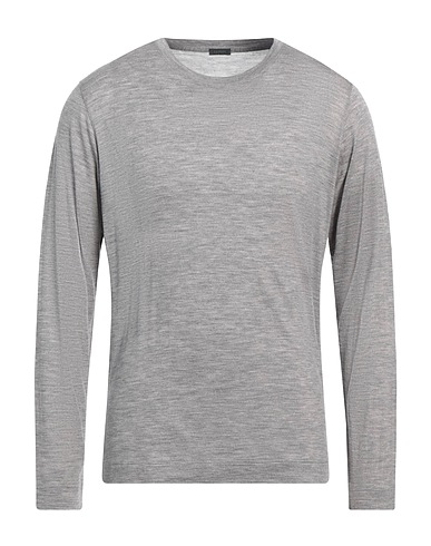 ZANONE T-shirt Grigio chiaro 100% Lana Vergine