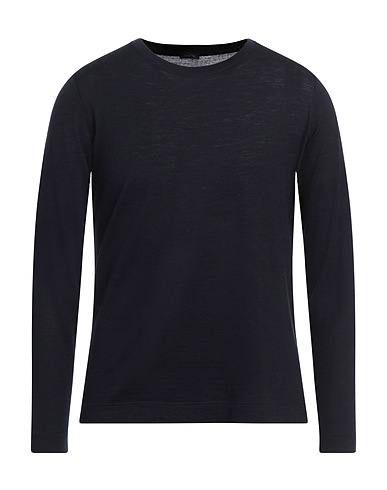 ZANONE Basic T-Shirt Midnight blue 100% Virgin Wool