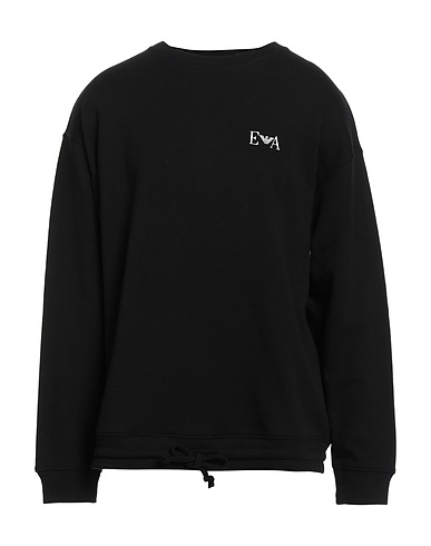 EMPORIO ARMANI Sweatshirt Black 100% Cotton