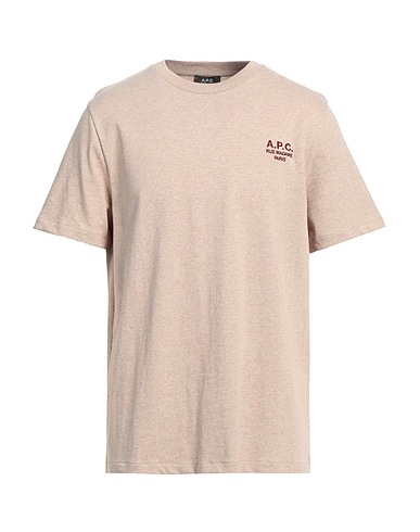 A.P.C. Basic T-Shirt Beige 100% Cotton